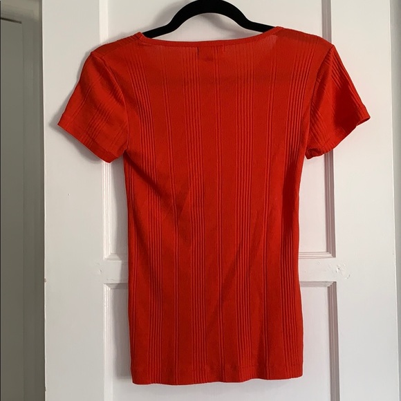 Madewell Slim Ribbed Tee - Picture 6 of 8